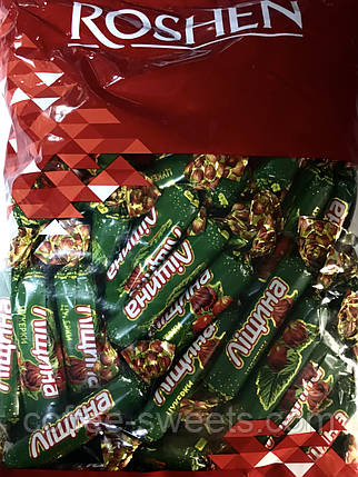 Цукерки глазуровані Roshen Ліщина 1 кг, фото 1