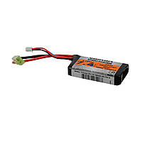 Акумулятор Valken LiPo 7,4V 1300mAh 30C Battery Mini Tamiya, Чорний