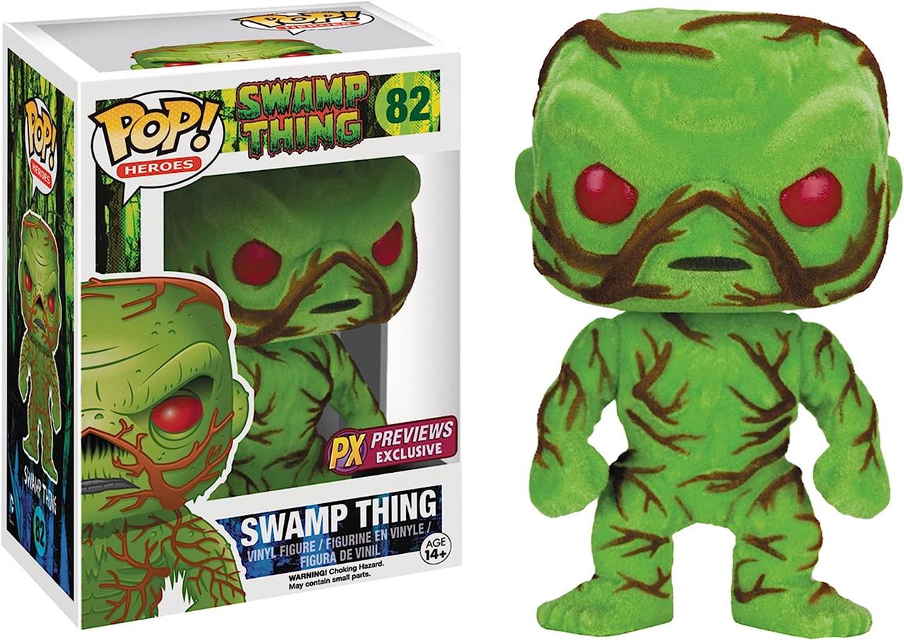 Funko Swamp Thing Flocked PX Exc Pop Heroes