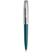 Ручка шариковая Parker 51 Teal Blue CT BP 55 332