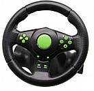 ОПТ Ігровий кермо Super Vibration Steering Wheel USB/PC/PS3, фото 2