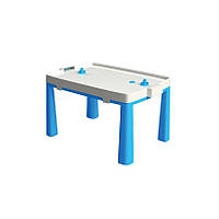 Дитячий пластиковий стіл із насадкою для аерохокею DOLONI TOYS 04580 (Синій), Lala.in.ua