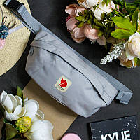 Сумка на пояс містка Fjällräven Kånken сірого кольору розмір 14*27 (2L)