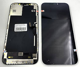 Дисплей iPhone 12 Pro Max, чорний, з тачскрином, OLED, AAA