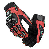 Мото перчатки с защитой PROBIKER (Красные / Размер:M) для мотоцикла на мотоцикл защита рукавицы с пальцами