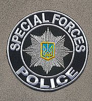 Шеврон POLICE SPECIAL FORCES (черный)