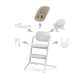 Стільчик Cybex Lemo 4в1, All White