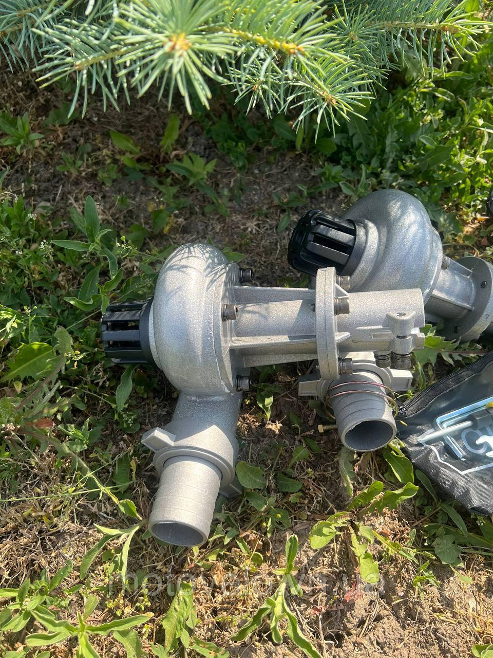 Насадка водяна помпа (мотопомпа) під редуктор мотокоси (D=26mm, 9 шл)