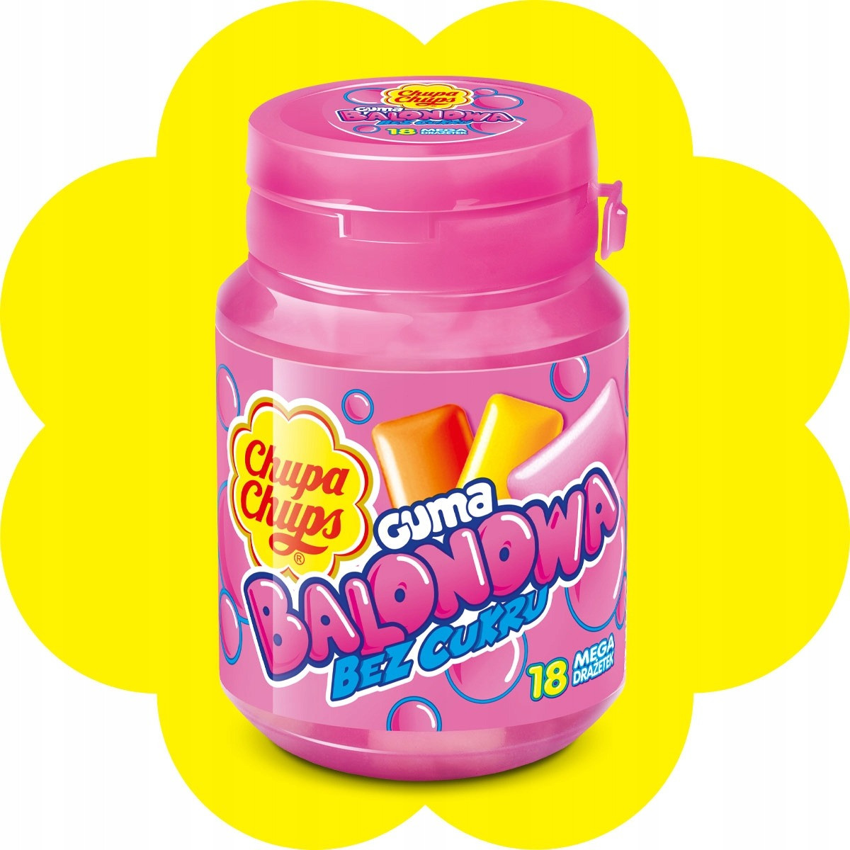Жвачка Chupa Chups Balloon Gum без сазара 72g, фото 1