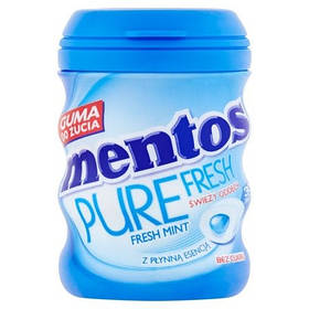 Жувальна гумка Mentos Pure Fresh Mint без цукру 60 g (30 штук)