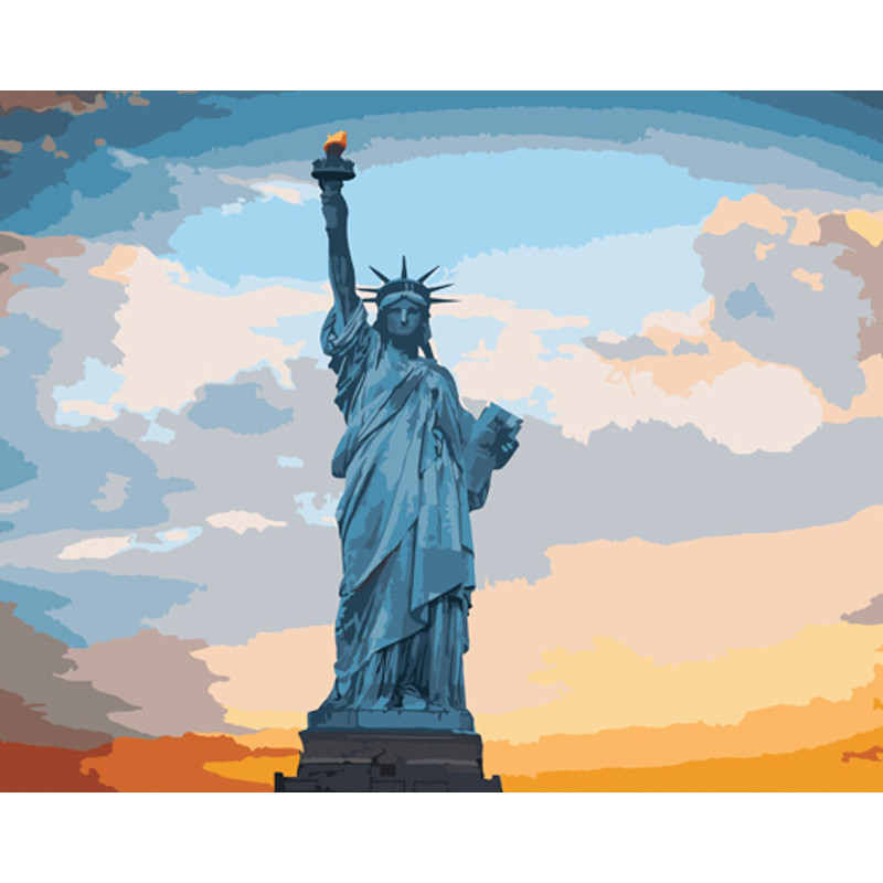 Картина за номерами Strateg Statue of Liberty в Нью-Йорку розміром 40х50 см (GS832) melmil