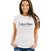 Женская футболка Кельвин Кляйн Calvin Klein белая