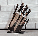 Набір кухонних ножів на підставці Benson BN-416 9 предметів/Ніжі на кухню, фото 9
