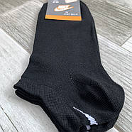 Шкарпетки чоловічі спортивні бавовна із сіткою короткі Nike, Туреччина, розмір 41-44, асорті, 11717, фото 3