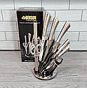 Набір кухонних ножів на підставці Benson BN-415 9 предметів/ножі на кухню, фото 2
