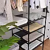 Вішак для одягу 86/43/173 Simple Coat Rack Double Row / Вішалка з полицями, фото 4