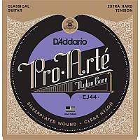 Струны для классической гитары D'Addario EJ44 Classical Silverplated Wound Nylon Extra Hard Tension