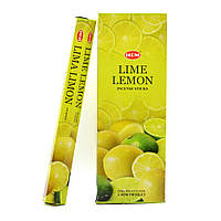 Благовоние Lime Lemon Лайм и Лимон Аромапалочки Hem 20 шт/уп 27481