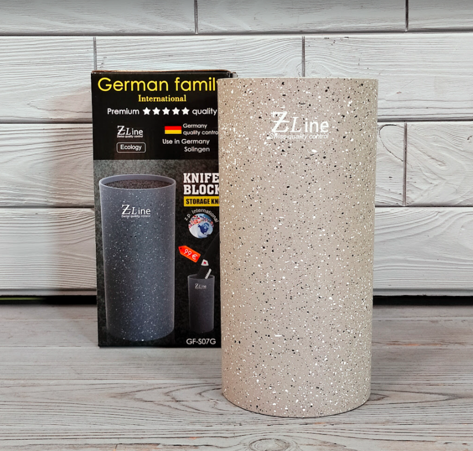 Підставка для ножів German Family GF-S07G/Настільна підставка для ножів