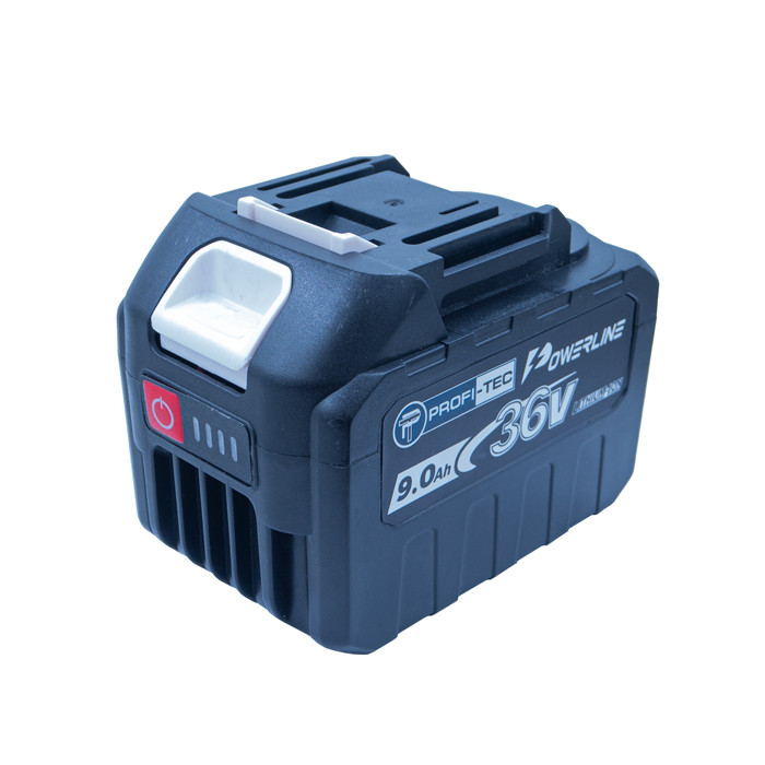 Акумуляторна батарея PROFI-TEC BL3690 POWERLine (9.0 А·год, з індикатором заряду), фото 1