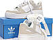 Жіночі Кросівки Adidas Forum White Beige 36-37-38-39, фото 3