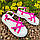 Шкіряні жіночі сандалі малинові., фото 3