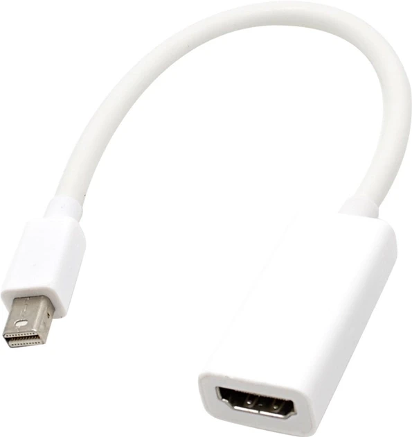 Адаптер STLab Mini DisplayPort (Thunderbolt) Male - HDMI Female 0.18 м, HD 1080P, для Apple Mac Білий (U-998 white), фото 1
