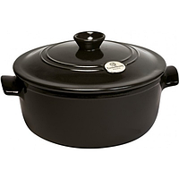 Кастрюля с крышкой Emile Henry Cookware 4 л черная (794540), 32