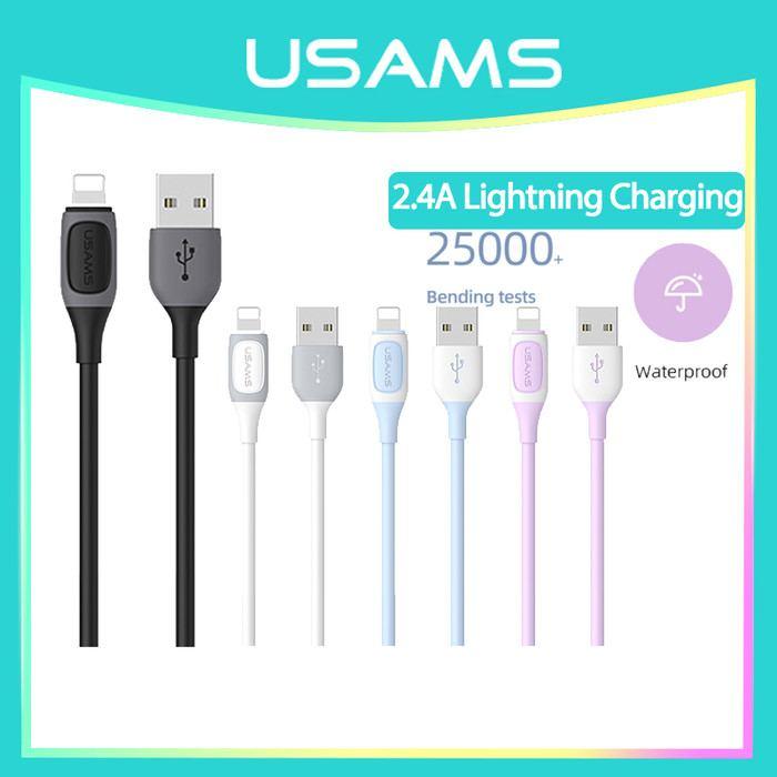Кабель USAMS US-SJ595 Lightning 2.4A