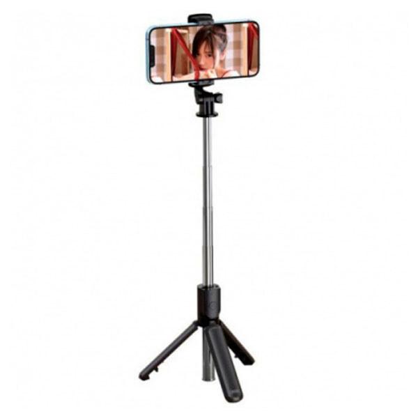 Монопод XO SS09 Multifunctional remote control selfie-stick Black - фото 1 - id-p1867819785