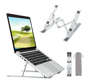 Підставка для ноутбука XO C49 foldable holder for laptop Silver, фото 4