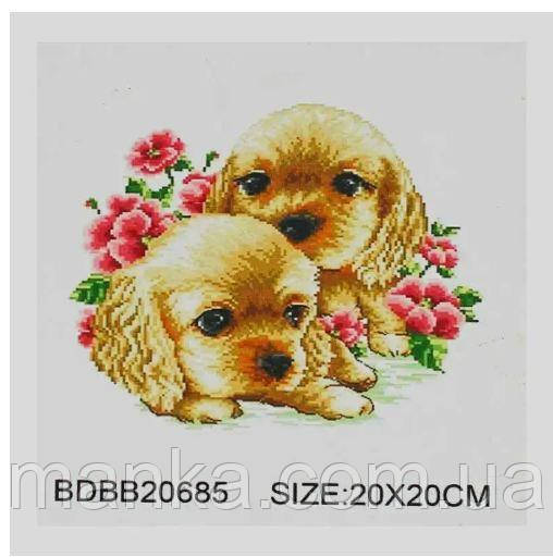 Алмазна мозаїка BDBB 20685 (100) 20х20см "TK Group" Цуценята