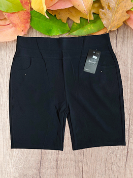 Шорти жіночі класичні чорні р.56 58 60. Від 3шт по 114грн