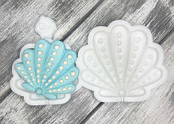 Ексклюзив. Силіконовий молд для шоколаду та ін "2 ракушки"