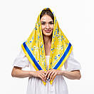Хустка в жовто-блакитних кольорах, фото 2