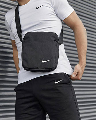 Комплект футболка біла Nike+ Шорти + Барсетка, фото 3
