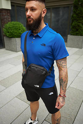 Комплект Polo електрик TNF + шорті + барсетка, фото 2