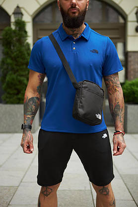 Комплект Polo електрик TNF + шорті + барсетка, фото 3