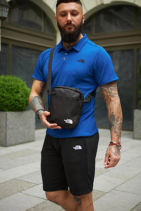 Комплект Polo електрик TNF + шорті + барсетка, фото 2