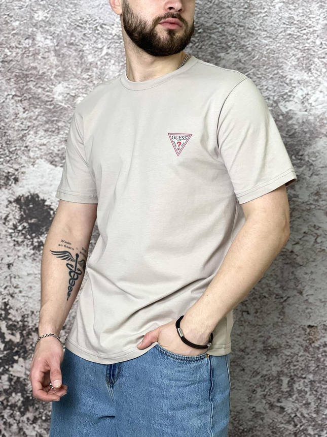 Футболка Guess бежева, фото 2