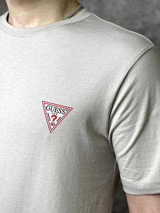 Футболка Guess бежева, фото 3