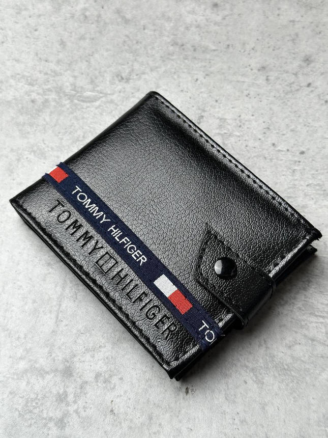 Гаманець шкіряний Tommy Hilfiger /чорний, фото 2
