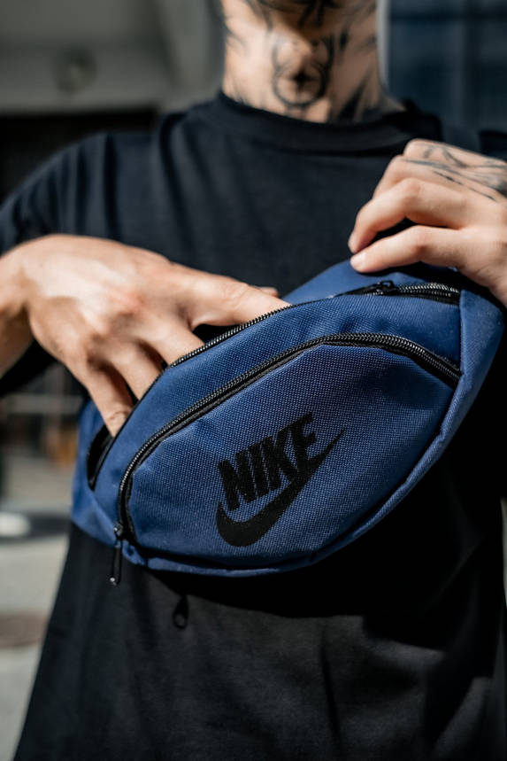 Бананка синя Nike (накатка), фото 2