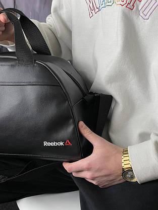 Сумка груша шкірозамінник білий Reebok, фото 2