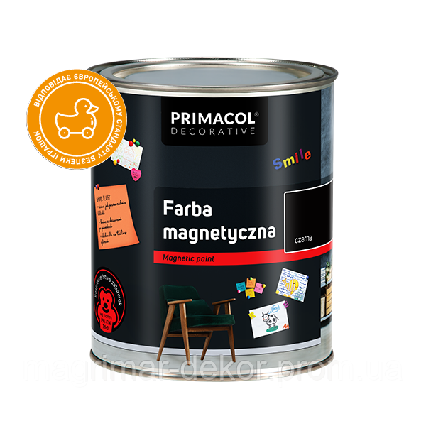 Магнітна фарба Primacol 0,75 л/1,35 кв.м.