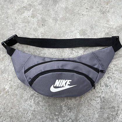 Бананка Nike сіра з білим лого, фото 3