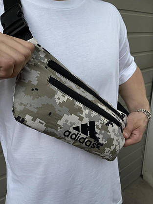 Бананка-сумка Adidas піксель, фото 2