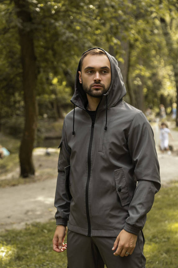 Куртка сіра "Easy" softshell, фото 2