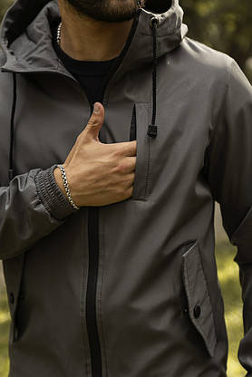 Куртка сіра "Easy" softshell, фото 2