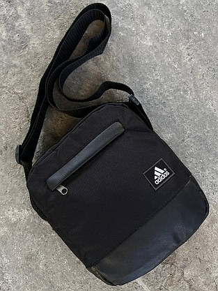 Барсетка Adidas "unique" чорна, фото 2
